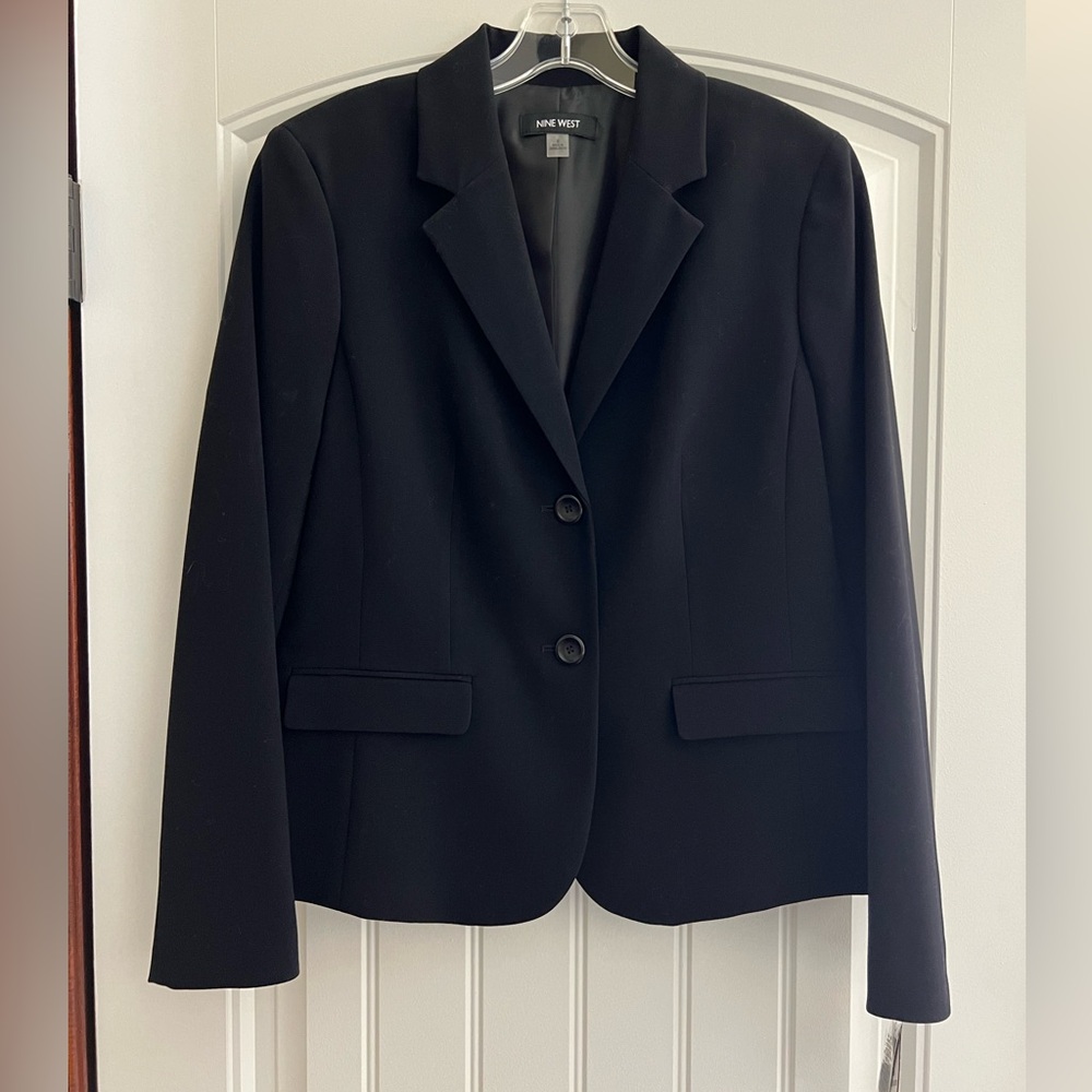 Nine West black blazer jacket
